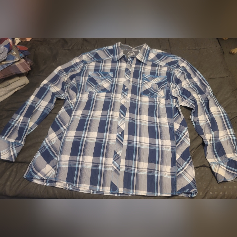BKE Button Down Flannel XXL Men's